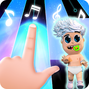 Vlad bumaga A4 Kids Dancing Piano Tiles Game